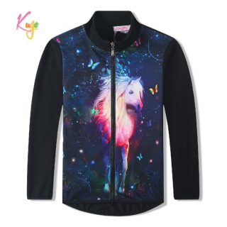 Dívčí funkční mikina Kugo SM3593 černá